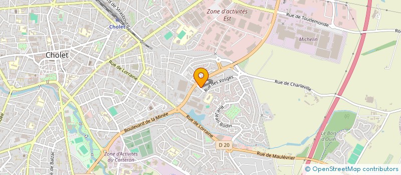 localisation de l'entreprise MONSIEUR LEO DILARD à CHOLET