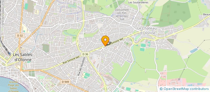 localisation de l'entreprise MONSIEUR LEO DILON à LES SABLES-D'OLONNE
