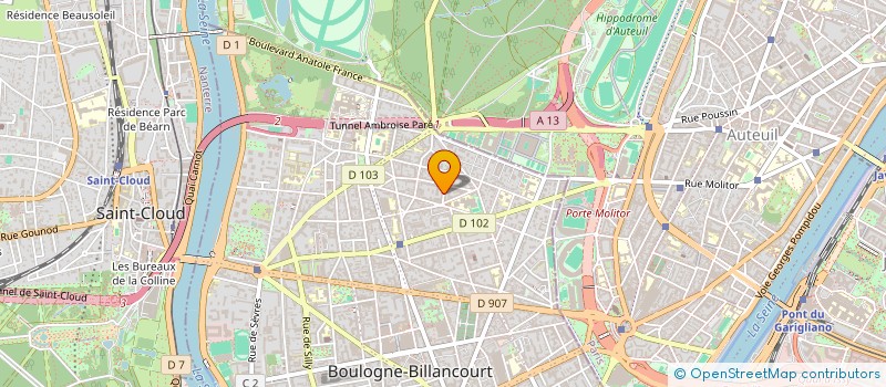 localisation de l'entreprise MONSIEUR LEO DOMINGUEZ à BOULOGNE-BILLANCOURT