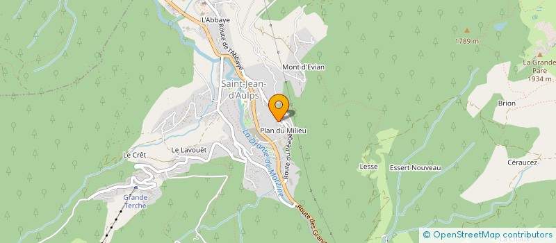 localisation de l'entreprise MONSIEUR LEO DORNIER  SAINT-JEAN-D'AULPS