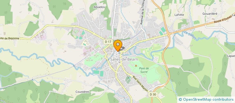 localisation de l'entreprise MONSIEUR LEO DROUIN à SALIES-DE-BEARN