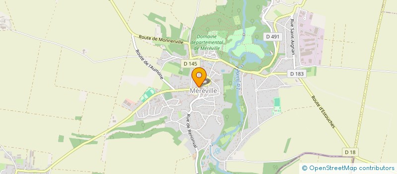 localisation de l'entreprise MONSIEUR LEO DUCHET à LE MEREVILLOIS