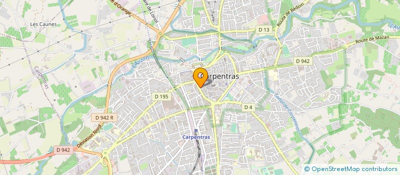 localisation de l'entreprise MONSIEUR LEO DUCROISET à CARPENTRAS