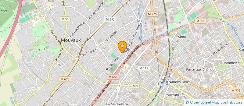 localisation de l'entreprise MONSIEUR LEO DUCROT  TOURCOING