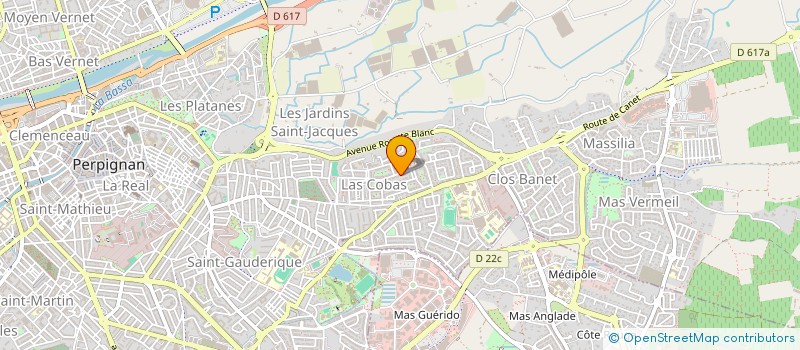 localisation de l'entreprise MONSIEUR LEO DUFLOT  PERPIGNAN