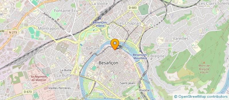 localisation de l'entreprise MONSIEUR LEO DUFOURT à BESANCON