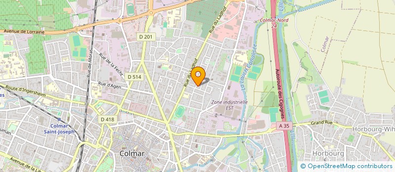 localisation de l'entreprise MONSIEUR LEO DUGUE  COLMAR