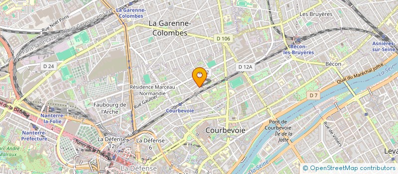 localisation de l'entreprise MONSIEUR LEO DUPLESSIER à COURBEVOIE