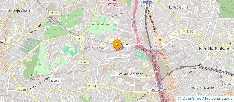 localisation de l'entreprise MONSIEUR LEO DUPONT  PONTOISE