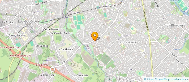 localisation de l'entreprise MONSIEUR LEO DUTERTRE-LADUREE  REZE