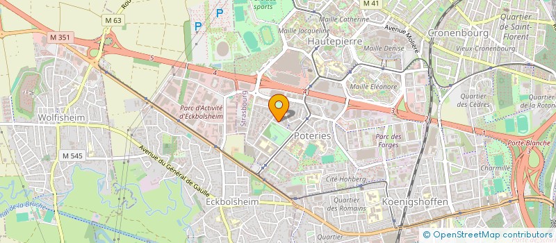 localisation de l'entreprise MONSIEUR LEO ECREPONT  STRASBOURG