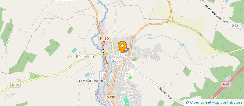 localisation de l'entreprise MONSIEUR LEO FABRE à GACE