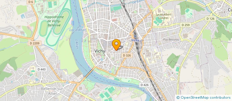 localisation de l'entreprise MONSIEUR LEO FERREIRA à VICHY