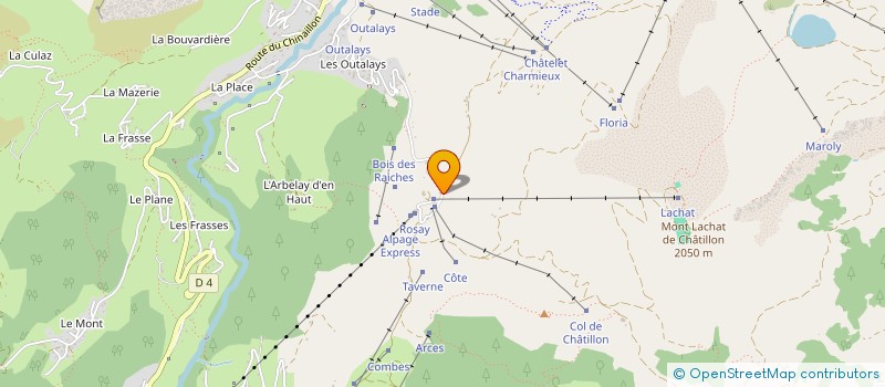 localisation de l'entreprise MONSIEUR LEO FERTE  LE GRAND-BORNAND