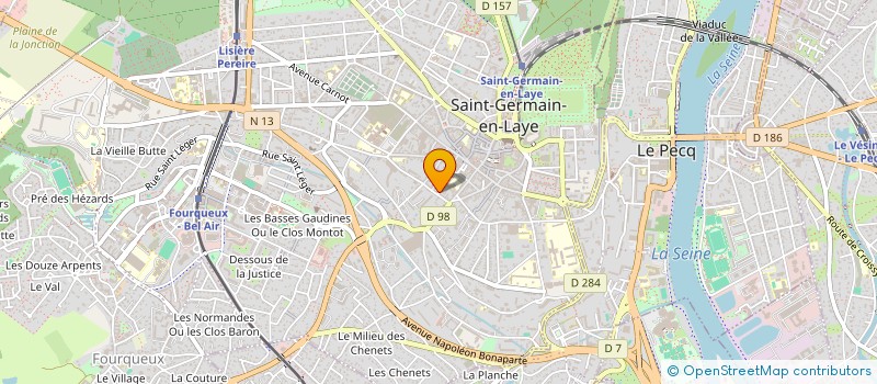 localisation de l'entreprise MONSIEUR LEO FESNARD  SAINT-GERMAIN-EN-LAYE