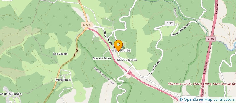 localisation de l'entreprise MONSIEUR LEO FLORIN  FRANCOULES