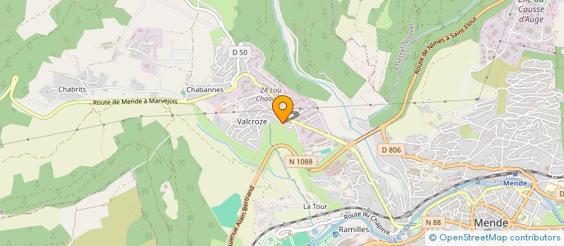 localisation de l'entreprise MONSIEUR LEO FOUGERAT  MENDE