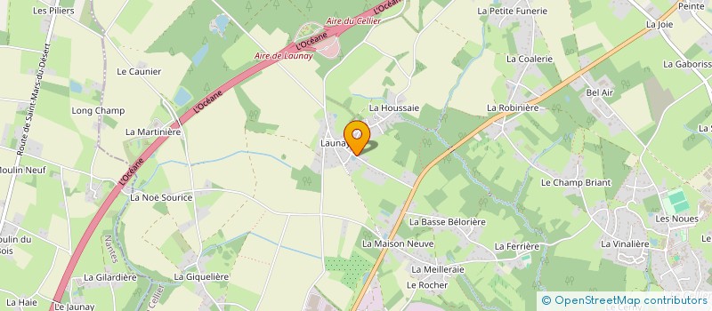 localisation de l'entreprise MONSIEUR LEO FOURRIER  LE CELLIER