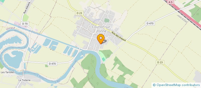 localisation de l'entreprise MONSIEUR LEO FRABOT  COURLON-SUR-YONNE