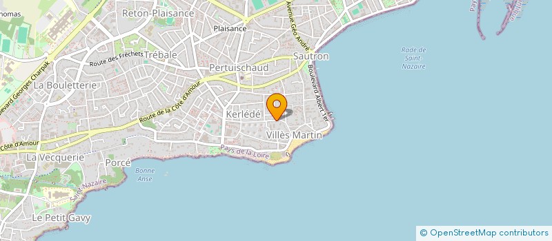 localisation de l'entreprise MONSIEUR LEO FRANCOIS  SAINT-NAZAIRE