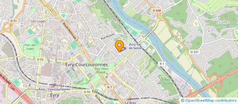 localisation de l'entreprise MONSIEUR LEO FRANCOIS BOURGEAT à EVRY-COURCOURONNES