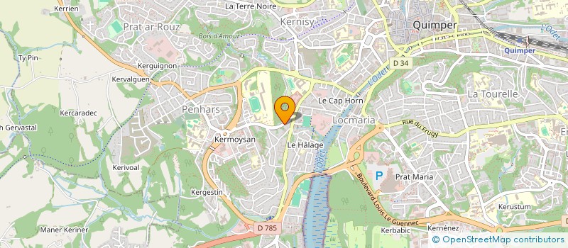 localisation de l'entreprise MONSIEUR LEO FRIANT à QUIMPER