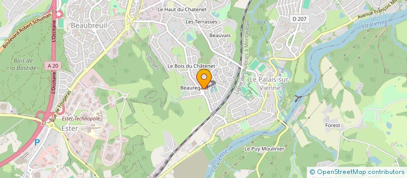 localisation de l'entreprise MONSIEUR LEO FRY  LE PALAIS-SUR-VIENNE