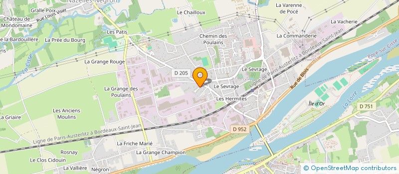 localisation de l'entreprise MONSIEUR LEO GAILLARD  NAZELLES-NEGRON