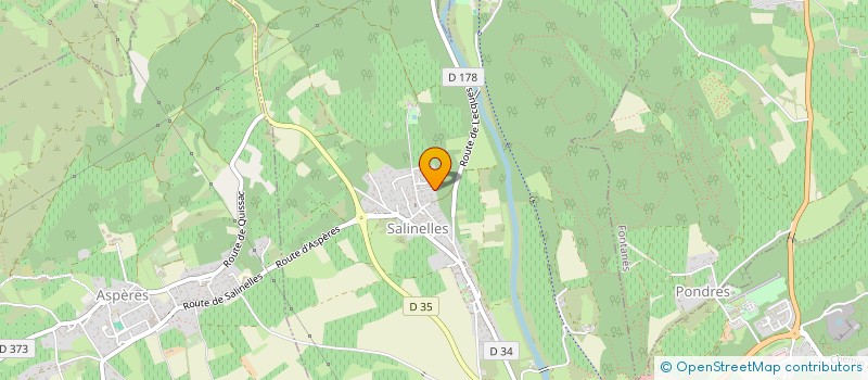 localisation de l'entreprise MONSIEUR LEO GALI  SALINELLES