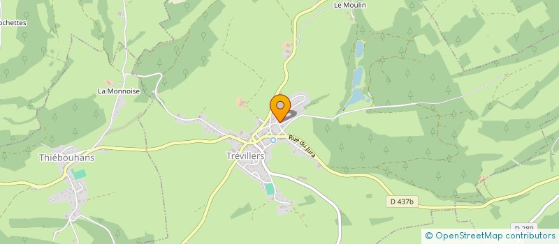 localisation de l'entreprise MONSIEUR LEO GALLIOT  TREVILLERS