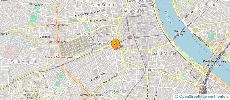 localisation de l'entreprise MONSIEUR LEO GANGAROSSA  BORDEAUX