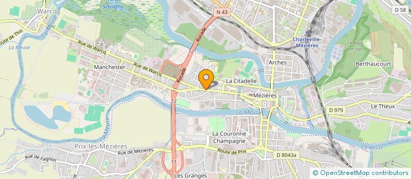 localisation de l'entreprise MONSIEUR LEO GARNIER  CHARLEVILLE-MEZIERES