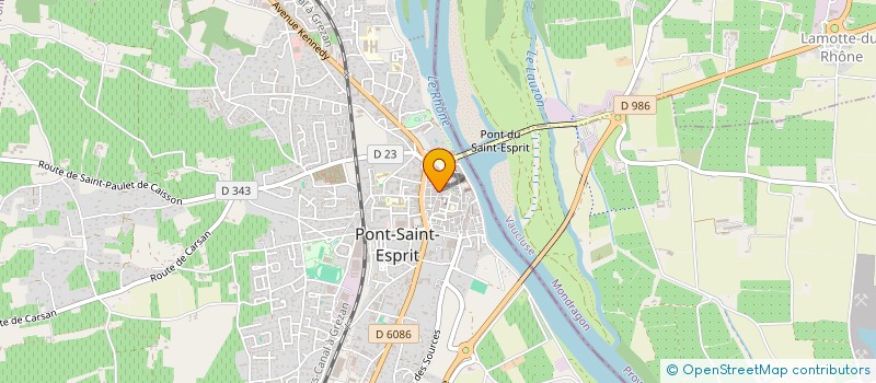 localisation de l'entreprise MONSIEUR LEO GASTALDI  PONT-SAINT-ESPRIT