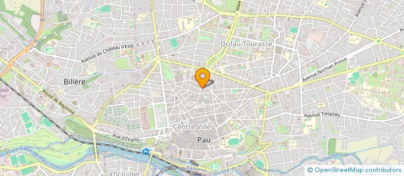 localisation de l'entreprise MONSIEUR LEO GAULLIER à PAU
