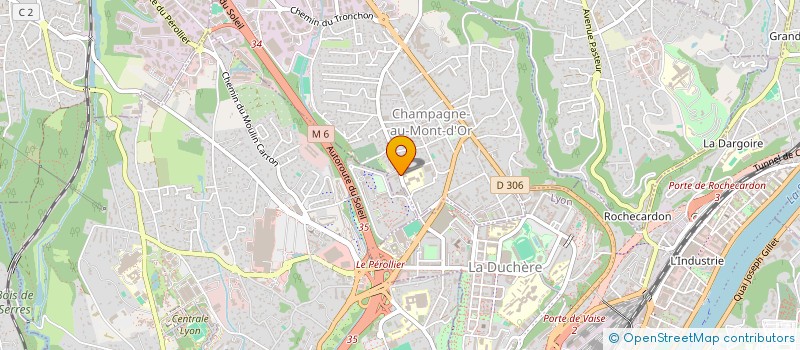 localisation de l'entreprise MONSIEUR LEO GAUTHIER  CHAMPAGNE-AU-MONT-D'OR