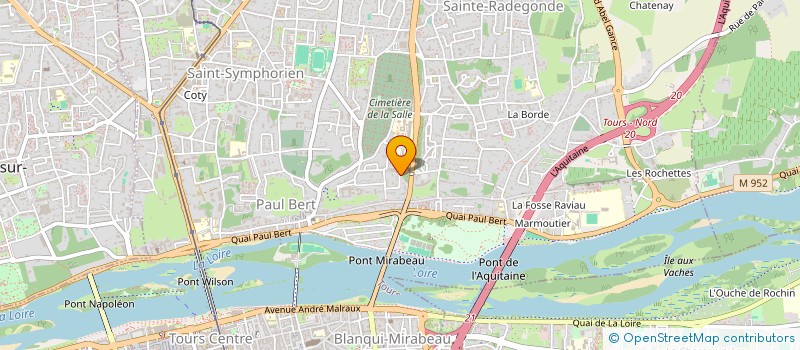 localisation de l'entreprise MONSIEUR LEO GERMAIN  TOURS