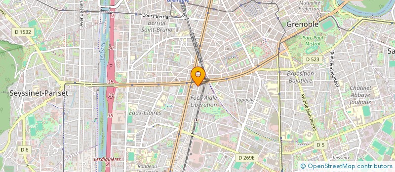 localisation de l'entreprise MONSIEUR LEO GERVAISE  SEYSSINET-PARISET