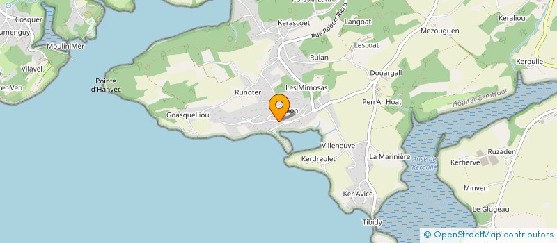 localisation de l'entreprise MONSIEUR LEO GESTIN  HOPITAL-CAMFROUT