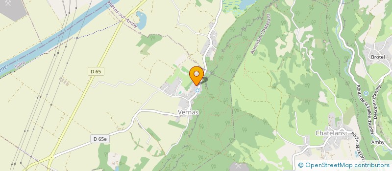 localisation de l'entreprise MONSIEUR LEO GIAIOURAS  VERNAS