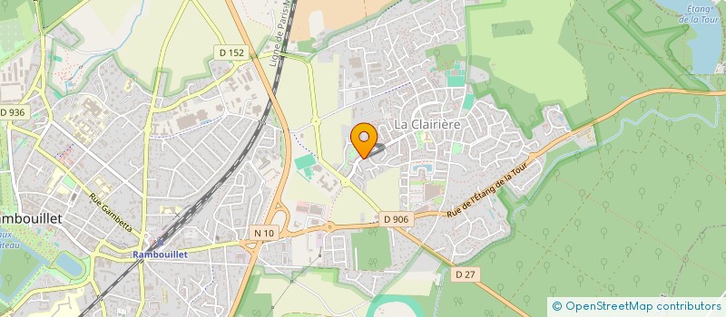 localisation de l'entreprise MONSIEUR LEO GONDARD  RAMBOUILLET