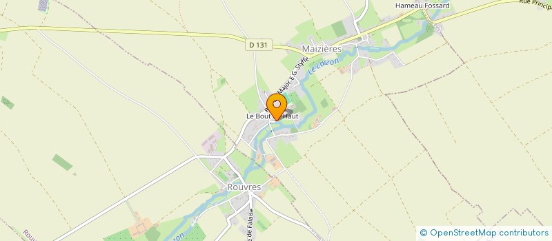 localisation de l'entreprise MONSIEUR LEO GOSNET  MAIZIERES