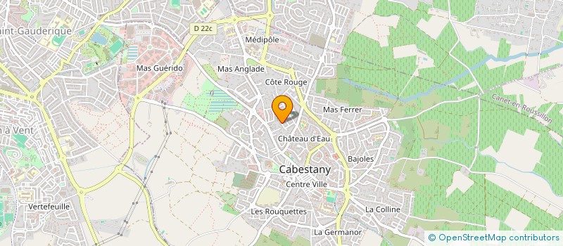 localisation de l'entreprise MONSIEUR LEO GOTTARDI  CABESTANY