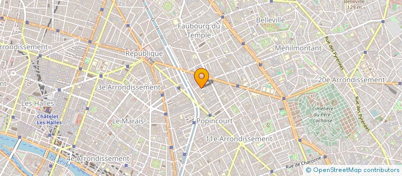 localisation de l'entreprise MONSIEUR LEO GRAZIANI  PARIS