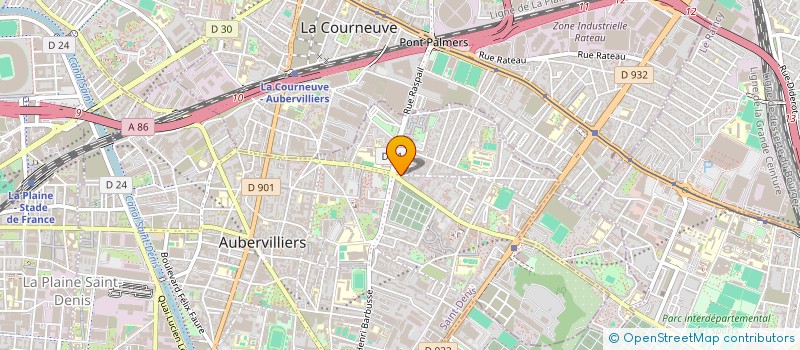 localisation de l'entreprise MONSIEUR LEO GREMET  AUBERVILLIERS