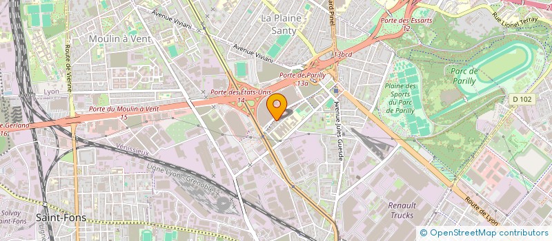 localisation de l'entreprise MONSIEUR LEO GROMETTO  VENISSIEUX