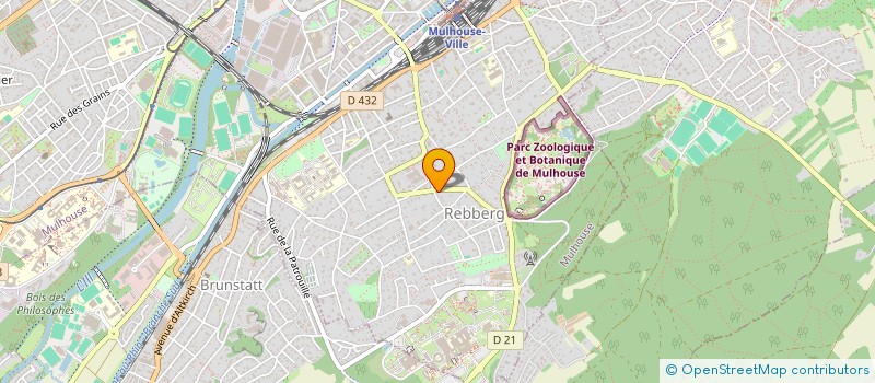 localisation de l'entreprise MONSIEUR LEO GUEDJ  MULHOUSE