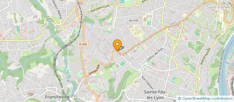 localisation de l'entreprise MONSIEUR LEO GUERRE  SAINTE-FOY-LES-LYON