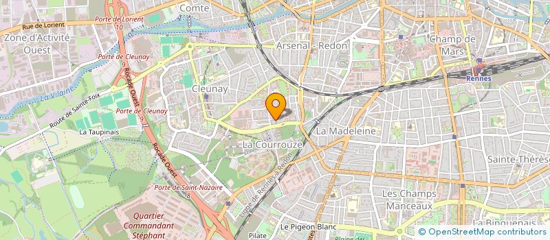 localisation de l'entreprise MONSIEUR LEO GUILLAUME  RENNES