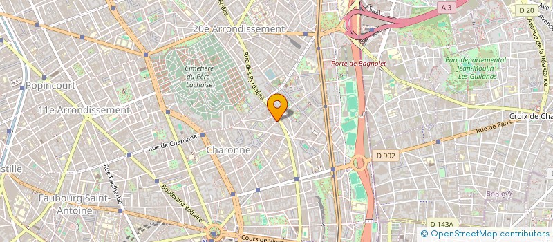 localisation de l'entreprise MONSIEUR LEO GUY  PARIS