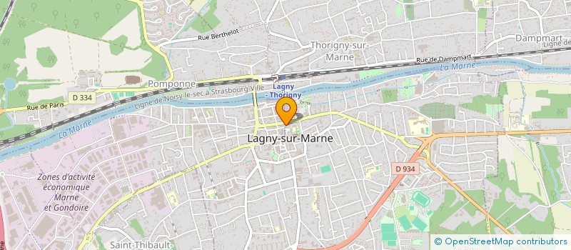 localisation de l'entreprise MONSIEUR LEO HABIB  LAGNY-SUR-MARNE